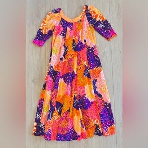 Vintage Multicolor Maxi Dress